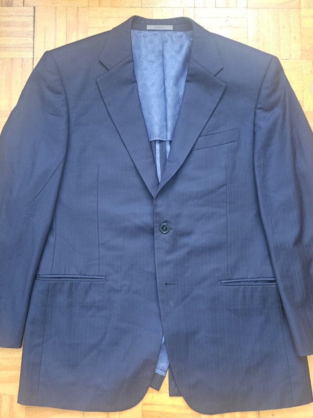 Givenchy Men's Classic Two-Button Blazer - Navy Blue